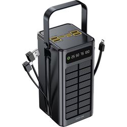 پاور بانک گرین لاین مدل Solar X ظرفیت 60000 میلی آمپر ساعت