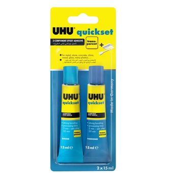 چسب دوقلوی 5 دقیقه ای بدون رنگ اوهو UHU