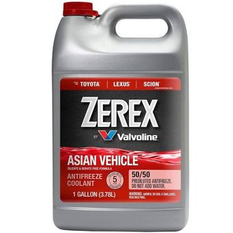 ضد یخ والوالین قرمز زروکس Valvoline Zerex Asian Red – محافظ موتور و سیستم خنک‌کننده خودرو