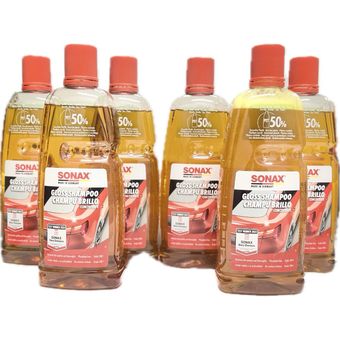 شامپو براق‌کننده خودرو سوناکس 314300 – بسته 6 عددی، 1000 میلی‌لیتر