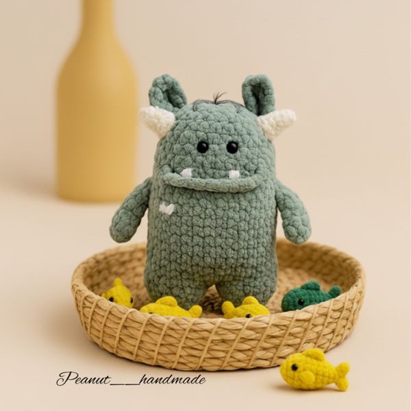 عروسک بافتنی کُل خُل