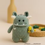 عروسک بافتنی کُل خُل