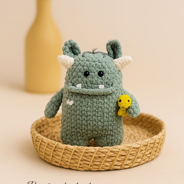 عروسک بافتنی کُل خُل