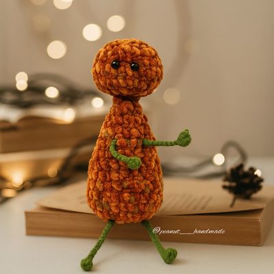 عروسک بافتنی مرد منچی