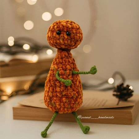 عروسک بافتنی مرد منچی