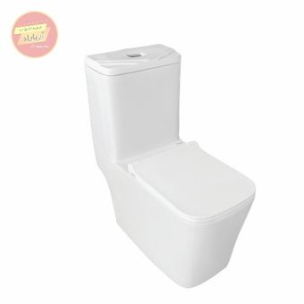 توالت فرنگی مروارید مدل دسپینا 71 سفید خروجی از کف (چینی درجه 2)