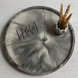 گردنبند جواهری زحل آبی