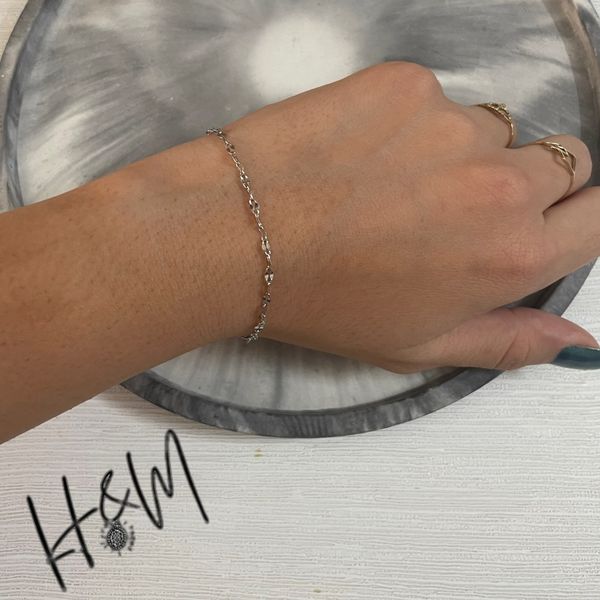 دستبند طرح نقره