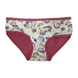 شورت نخی طرح اسب تک شاخ