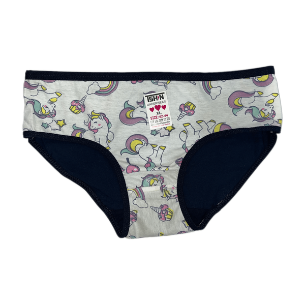 شورت نخی طرح اسب تک شاخ