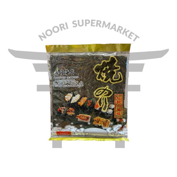 جلبک سوشی 10 عددی گلدyaki sushi nori