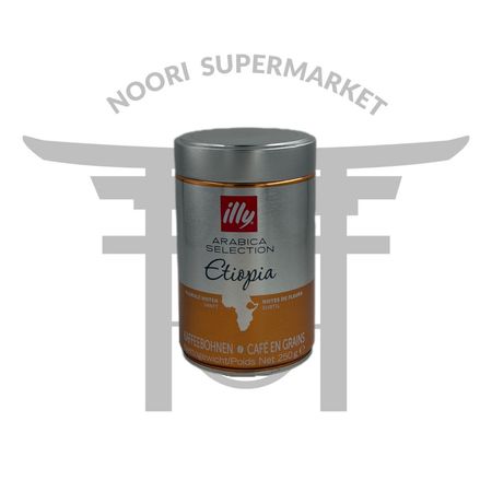 دانه قهوه ایلی عربیکا سلکشن اتیوپی 250 گرم — Illy Ethiopia