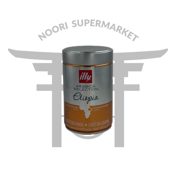 دانه قهوه ایلی عربیکا سلکشن اتیوپی 250 گرم — Illy Ethiopia