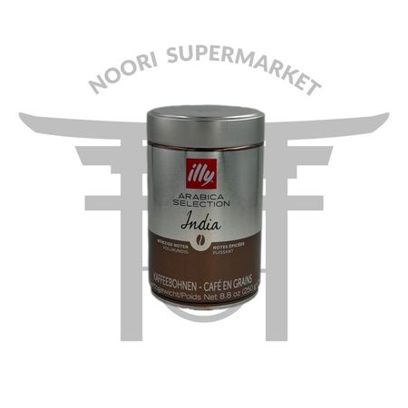 دانه قهوه ایلی عربیکا سلکشن هند 250 گرمIlly India