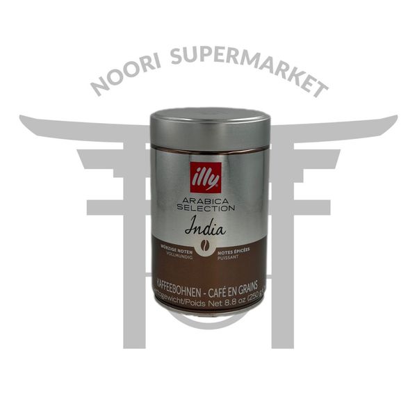 دانه قهوه ایلی عربیکا سلکشن هند 250 گرمIlly India