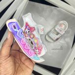 صندل تابستانه چراغدار دخترانه کرومی کد 2835438