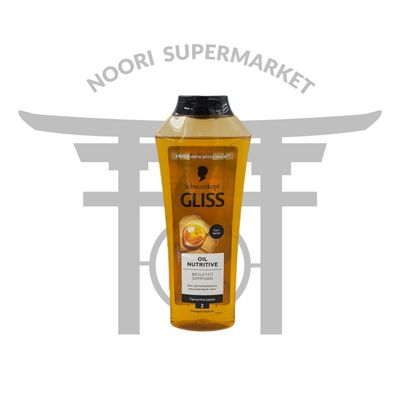 شامپو مغذی و تقویت‌کننده مو گلیس – Schwarzkopf Gliss Oil Nutritive