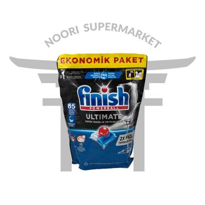 قرص ماشین ظرفشویی فینیش اولتیمیت65 عدد finish ulimate
