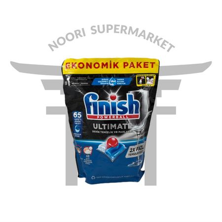 قرص ماشین ظرفشویی فینیش اولتیمیت65 عدد finish ulimate