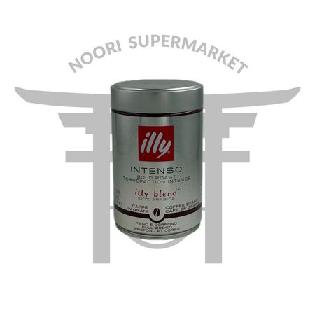 دانه قهوه ایلی اینتنسو رُست تیره 250 گرم Illy Intenso