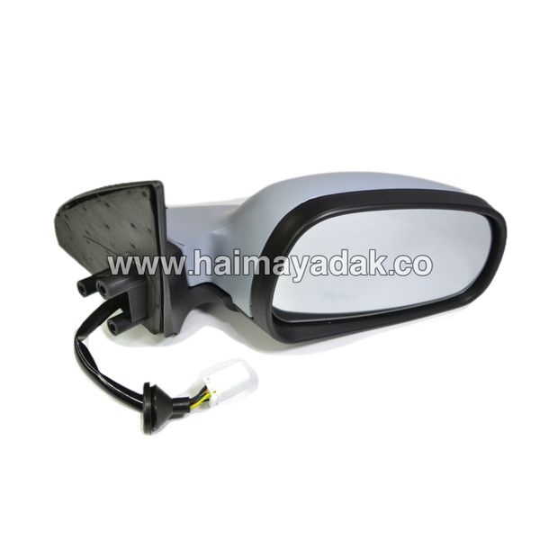 آینه بغل راست سفید و مشکی با سنسور دما اچ سی کراس