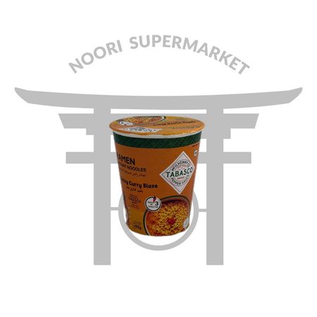 نودل لیوانی تاباسکو با طعم کاری تند 60 گرم Tabasco Spicy Curry Blaze