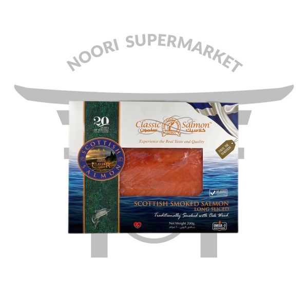 سالمون دودی 200 گرم نروژی