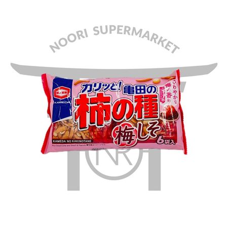 کاکی نوتانه ژاپنی 6 عددی (آجیل ژاپنی) باطعم آلو ژاپنی