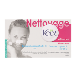 چسب پاک‌کننده بینی 6 عددی ویت مدل Vitetanil Keeffrace Veet Deep Cleansing Nose Strips – 6 Pieces