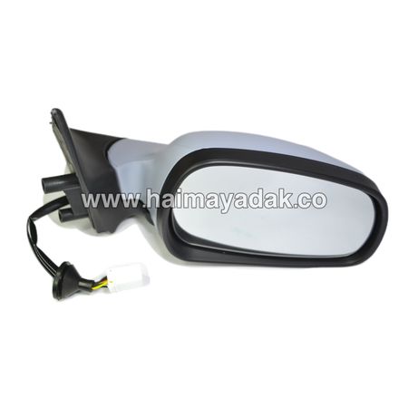 آینه بغل راست سفید و مشکی با سنسور دما اچ سی کراس