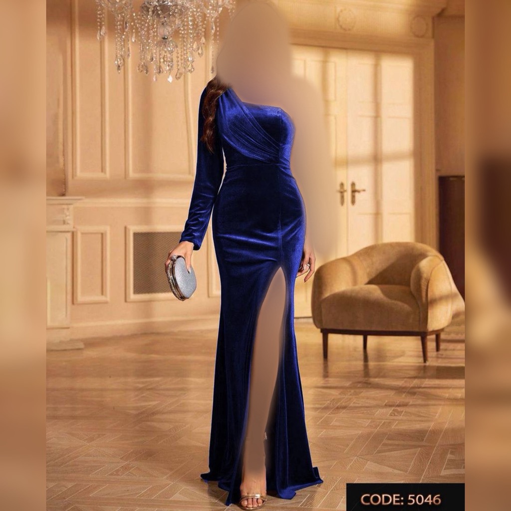 پیراهن بلند مخمل جدید