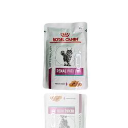 پوچ گربه رویال کنین درمانی بیماری کلیوی با طعم ماهی