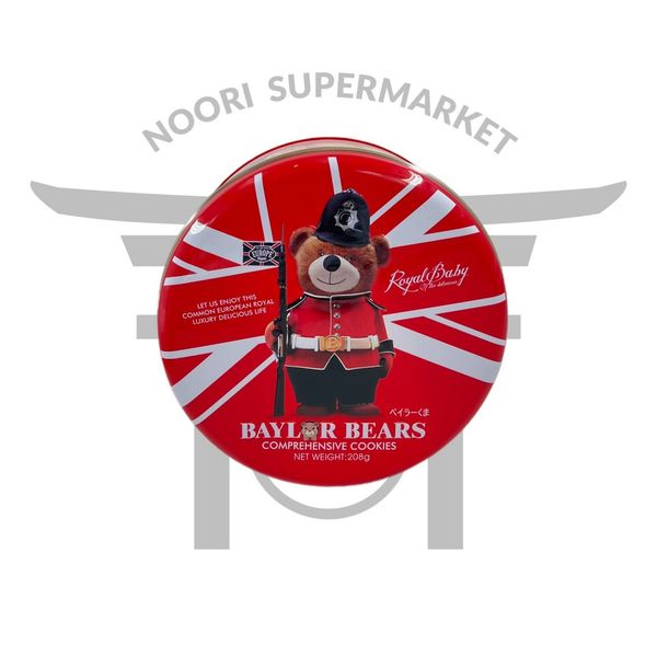 بیسکویت کره‌ای Baylor Bears مدل Royal Guard Tin Box 208g