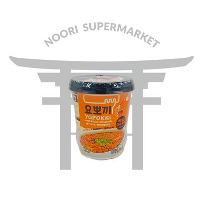 راپوکی لیوانی تند و شیرین (نودل و توکپوکی) 145 گرم