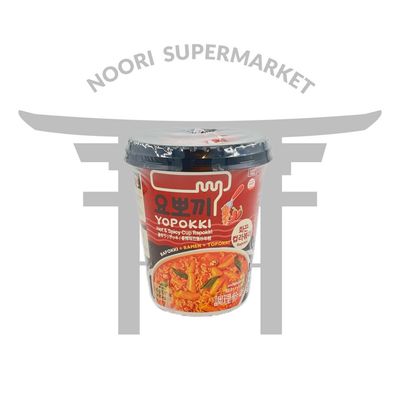 راپوکی لیوانی تند (نودل و توکپوکی) 145 گرم