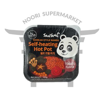 هات پات خود گرم شونده کره ای سانگ یانگ 182 گرم - باطعم گوجه (غیر تند)