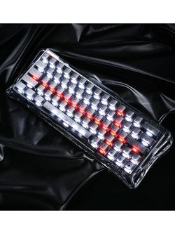 کیبورد گیمینگ گراوا استار مدل Gravastar Mercury V60 - Onyx Crystal