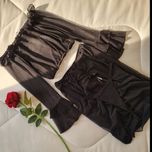 لباس خواب سه تیکه ی عروس کد 5565