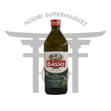 روغن زیتون فرابکر باسو با بو 1 لیتر     Basso Extra Virgin
