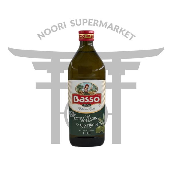 روغن زیتون فرابکر باسو با بو 1 لیتر     Basso Extra Virgin