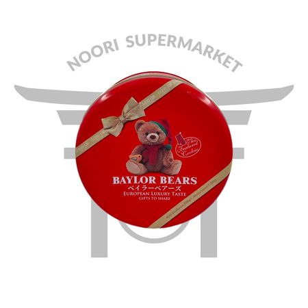 بیسکویت کره‌ای Baylor Bears مدل Gift Ribbon Tin Box 208g