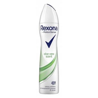 اسپری ضدتعریق زنانه رکسونا آلوئه‌ورا 48 ساعته Rexona MotionSense Aloe Vera Scent Antiperspirant Spray