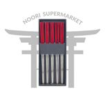 چاپستیک استیل قرمز یک جفت