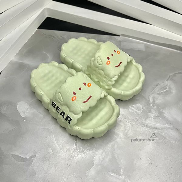 دمپایی بچه گانه مدل پاندا زیتون کد 3364230