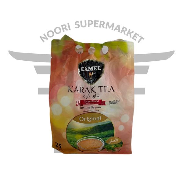 چای کرک فوری بدون شکر کمل مدل اورجینال 25 عددی  Camel Original Karak Tea