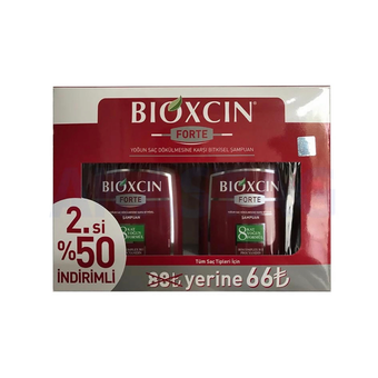 پک اقتصادی شامپو ضد ریزش مو بیوکسین BIOXCIN برای تمام موها 300*2 میلی