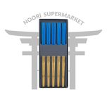 چاپستیک استیل آبی طلایی یک جفت