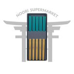 چاپستیک استیل سبز طلایی یک جفت