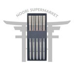 چاپستیک استیل 22 سانت دو رنگ یک جفت