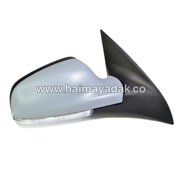 آینه بغل راست سفید و مشکی با سنسور دما اچ سی کراس